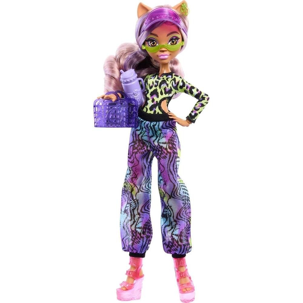 Monster High Scare-adise Island Clawdeen Wolf Doll w/ Swimsuit Accessories HRP67
